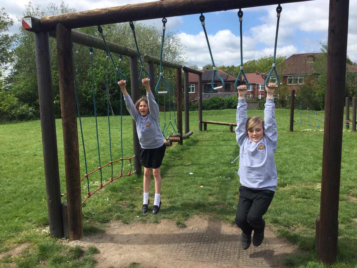 claypoolschool's tweet photo. So, what do you do with 60 Year 6 children when they have finished their #SATs ? Hide &amp; Seek, ball games, archery, drawing, trim trail and ice cream in the ☀️of course. https://t.co/awgGJozxPj