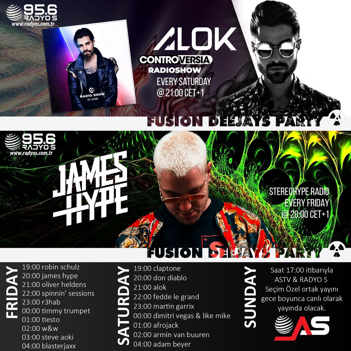 bursaradyos's tweet photo. #HappyWeekend FULL WEEKEND DJ SCHEDULE of #fusiondeejays party on https://t.co/GRwLV6dt1L #turkeysno1djradio #edm #deephouse #housemusic #futurebass #futurehouse #techno #trance #progressivehouse and more. Timezone : CET+1 https://t.co/Bh2Qb1sEIh