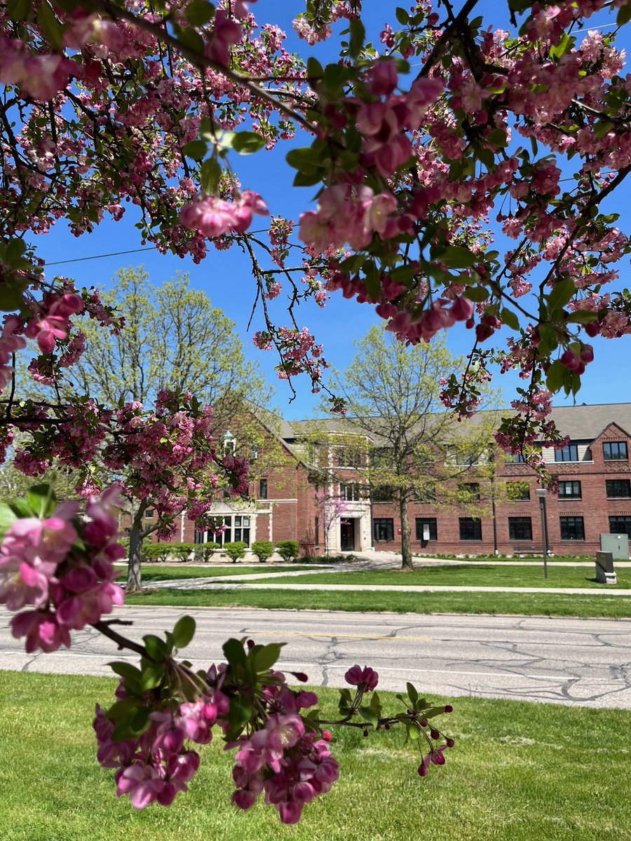 After all the excitement on campus at the end of the spring semester, it is the start of a quieter time at CMU. We can take a deep breath before in-person summer classes begin next week, while taking in the beauty of our gorgeous campus in bloom!