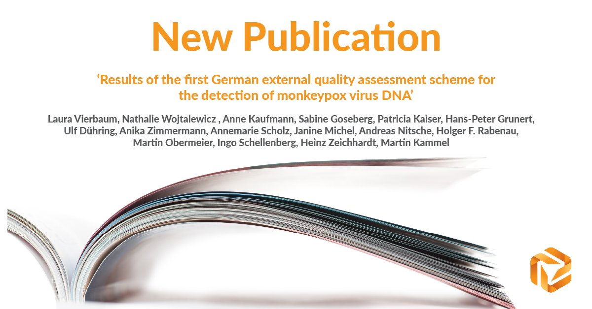 INSTAND66's tweet photo. Introducing our newest publication: 'Results of the first German external quality assessment scheme for the detection of monkeypox virus DNA'. 
#qualityassurance  #INSTANDpublication  #EQAS #proficiencytesting #INSTAND https://t.co/ssulHLEK6G