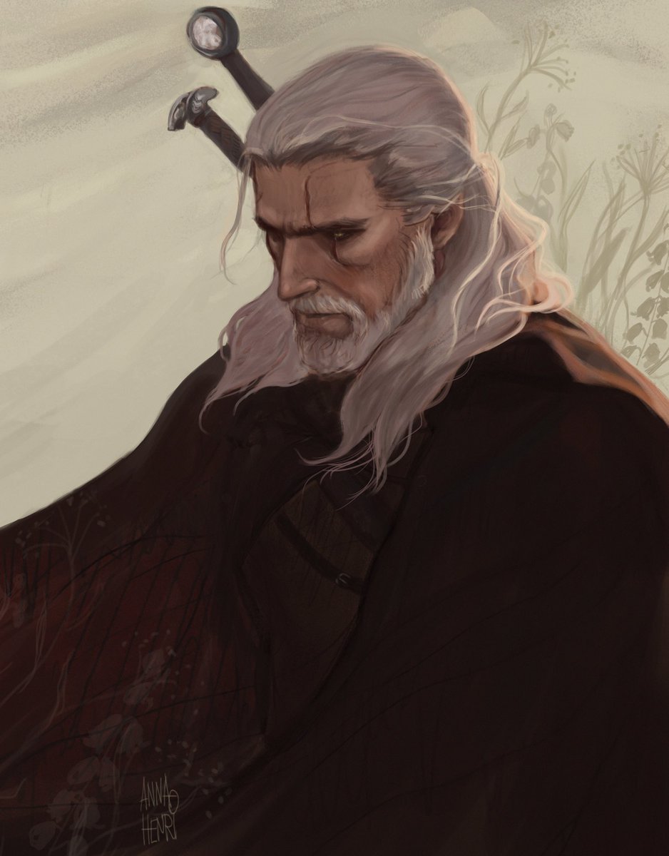 thewitcher's tweet photo. Geralt of Rivia by @AnnaHenriArt  ⚔ https://t.co/zwWcOvfa3e