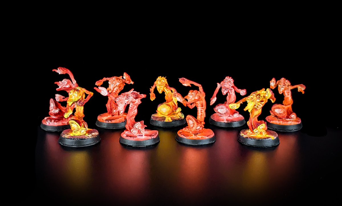 Fire daemons (speed paint)