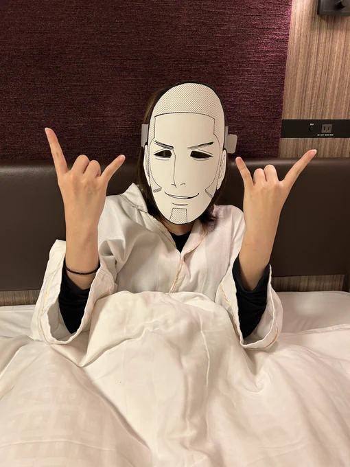 白石のお面楽し〜!!!!