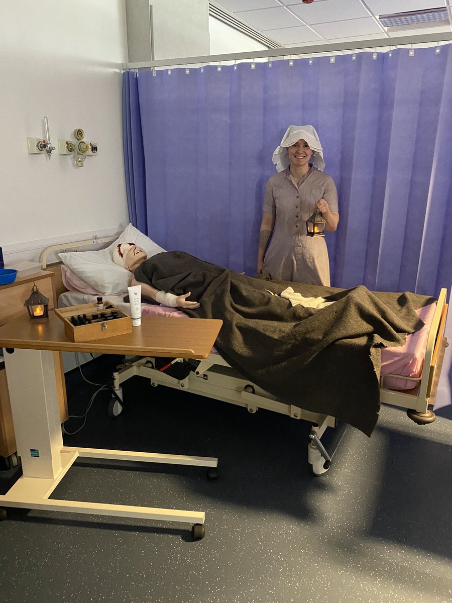 DianeKing94's tweet photo. International Nurses day 2023: our nurses, our future.

Showing the university students the past, present and future of military nursing.

ICU &amp; ED nurse from @207hosp https://t.co/4Y8j2i6WYg