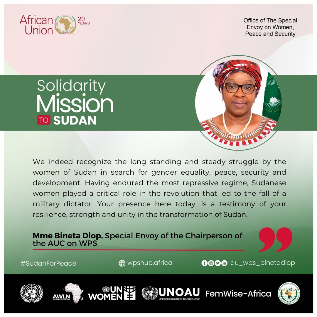 BinetaDOfficial's tweet image. Your presence here today, is a testimony of your resilience, strength and unity in the transformation of Sudan. ~~~In her opening remarks at the online Solidarity mission to #Sudan
#SudanForpeace
#يجب أن يتوقف
#لا للحرب