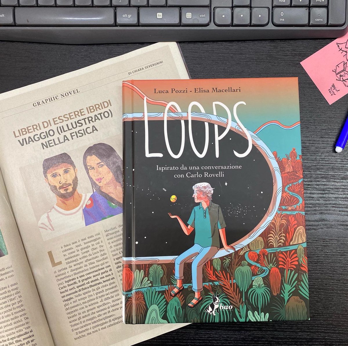 La prossima settimana appuntamento al <a href="/SalonedelLibro/">Salone Libro Torino</a> di Torino, su <a href="/7Corriere/">7 Corriere</a> la guida alle novità più interessanti, per i #graphicnovel <a href="/chsever/">Chiara Severgnini</a> parla di #Loops, intervista a #fumetti a #carlorovelli di <a href="/LucaPozzi_lp/">Luca Pozzi</a> e <a href="/ElisaMacellari/">Elisa Macellari</a> <a href="/Baopublishing/">Bao Publishing</a>