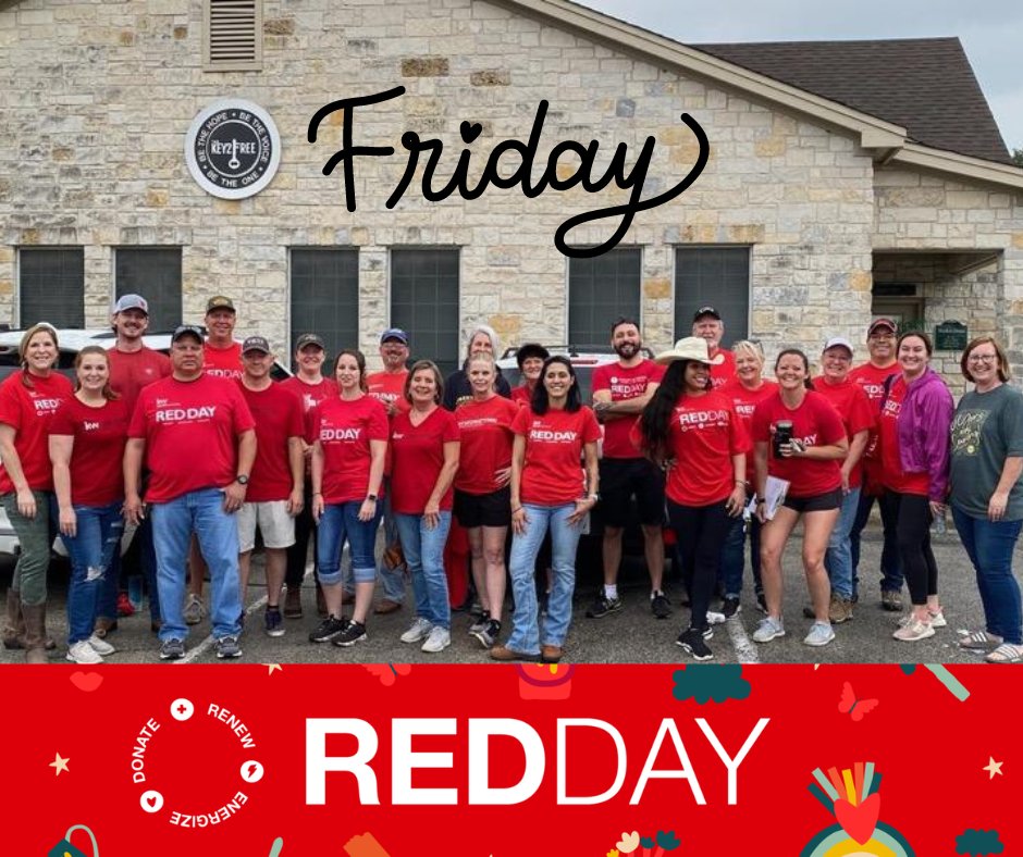 i35Group's tweet photo. #redday2023 #redday #kw #kwredday #helpingcommunity #realestate #happyfriday #itsfriday #yayfriday #friyay #tgif #friday #fridayvibes #realestateagent #realestateagency #realestateagents #realtor #realty #i35group https://t.co/aexeyOwDe7