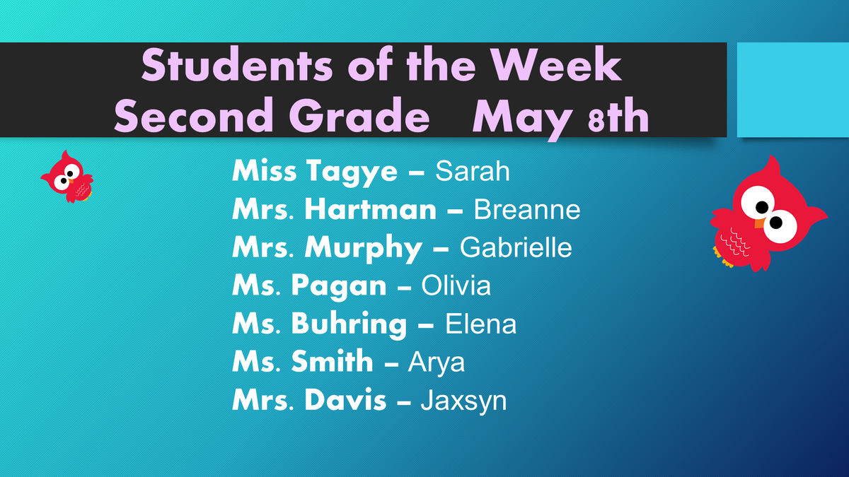 forestcityelem's tweet photo. Congratulations to our Students of the Week for the week of May 8th!! Our students make us proud! https://t.co/YvioAAls8F