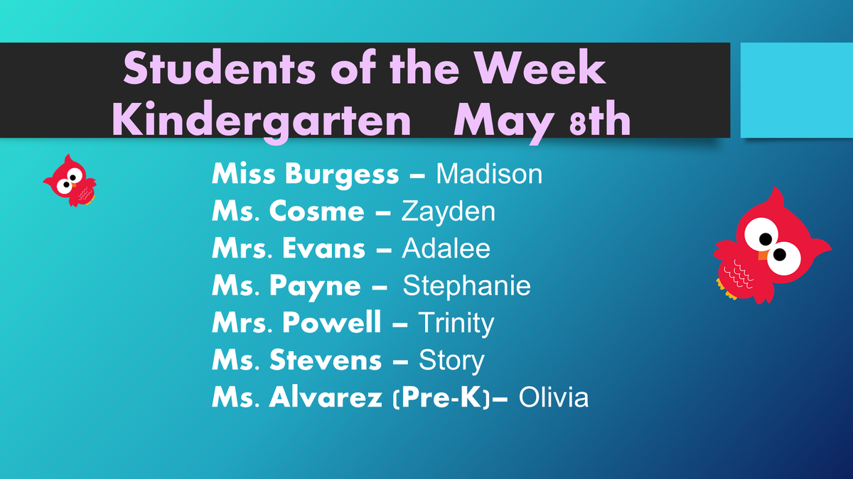 forestcityelem's tweet photo. Congratulations to our Students of the Week for the week of May 8th!! Our students make us proud! https://t.co/YvioAAls8F