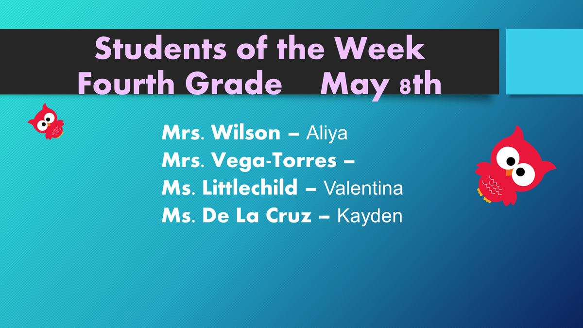 forestcityelem's tweet photo. Congratulations to our Students of the Week for the week of May 8th!! Our students make us proud! https://t.co/wWzPt9iyMI