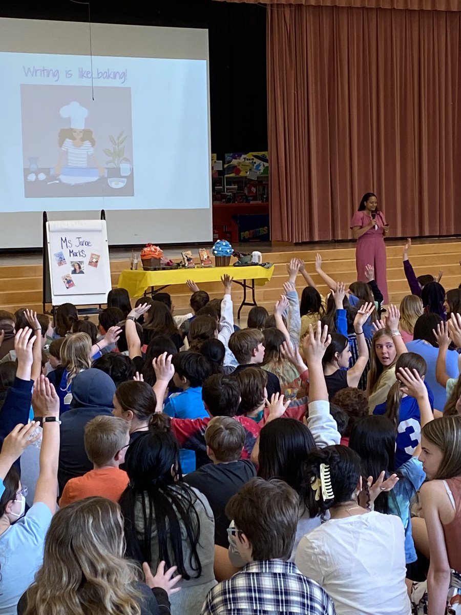 Connecticut Author Jenae Marks visits Reed Intermediate School!