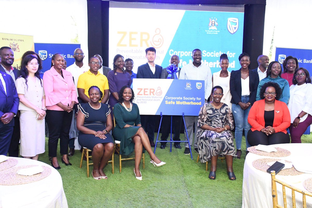 DianaAtwine's tweet photo. This morning we’ve officially launched the Corporate Society for Safe motherhood. This journey that started close to 4 years ago as a partnership with @stanbicug to support @KawempeNRH has now yielded into a platform of more than 50 corporate institutions and Companies. https://t.co/tGc8OEdsg4