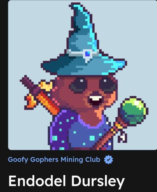 GM!  Back to highlight another great project <a href="/GGMC_nft/">Gophers Mining Club</a> in a giveaway.  You want to win this Expert Miner (winner drawn in 24 hours)  $Bank we come different! Support builders in bear!

❤  Like and Retweet this post
👍Tag 3 future bankers in a comment