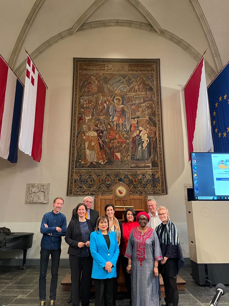 TFV_FPV's tweet photo. Impressions of @TFV_FPV @UniUtrecht rich &amp; wide-ranging roundtable: unpacking the multidisciplinary complexity of #reparations, from a distant past of victims compensating perpetrators; to present day’s transformative reparations.

#reparativejustice #buildingsupport https://t.co/tWVkEbKTYn