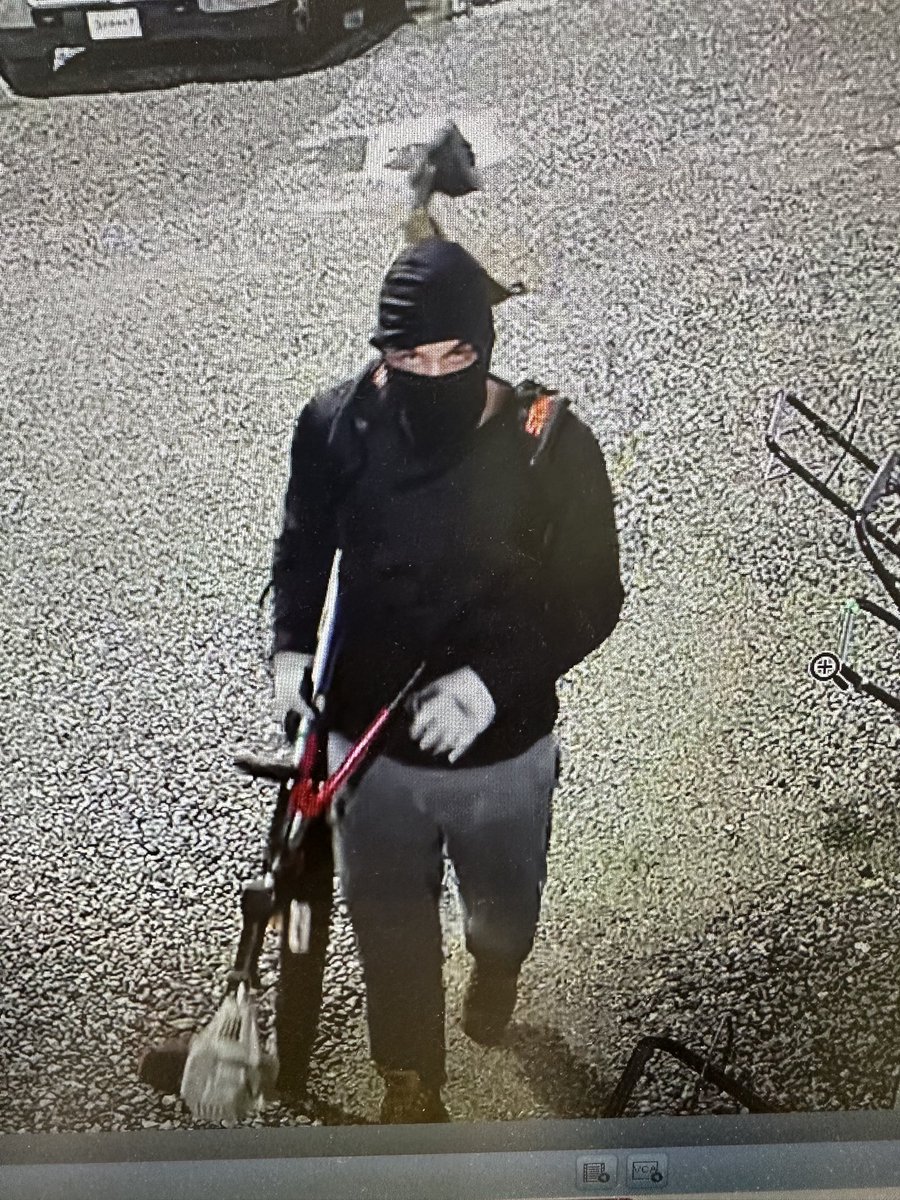 Unfortunately, it has become very normal to come to work early in the morning to discover our vehicles and facilities either vandalized or stolen. This has now happened more times than we can count. 

We are asking for the public’s help in identifying this thief.