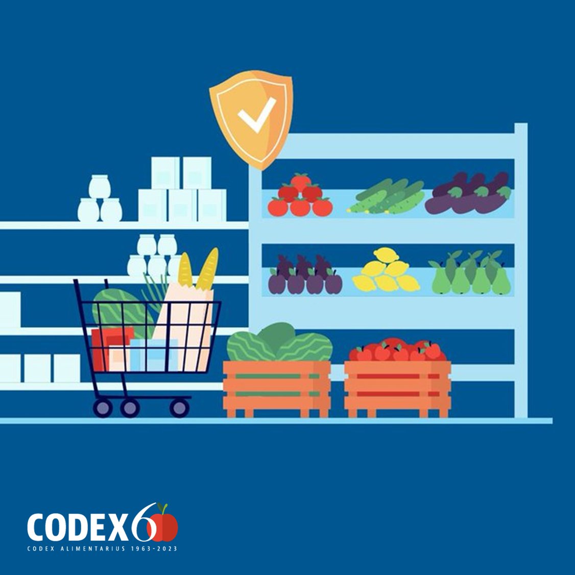 📝 | #FoodSafety, nutrition and #FoodSecurity are inextricably linked. Unsafe food creates a vicious cycle of disease and malnutrition, particularly affecting infants, young children, elderly and the sick. 

👉#Codex works every day to ensure safe, good quality food for everyone.