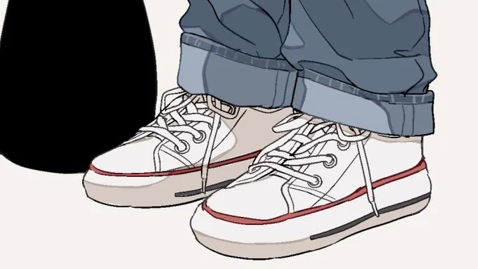 靴描くの楽しい。
