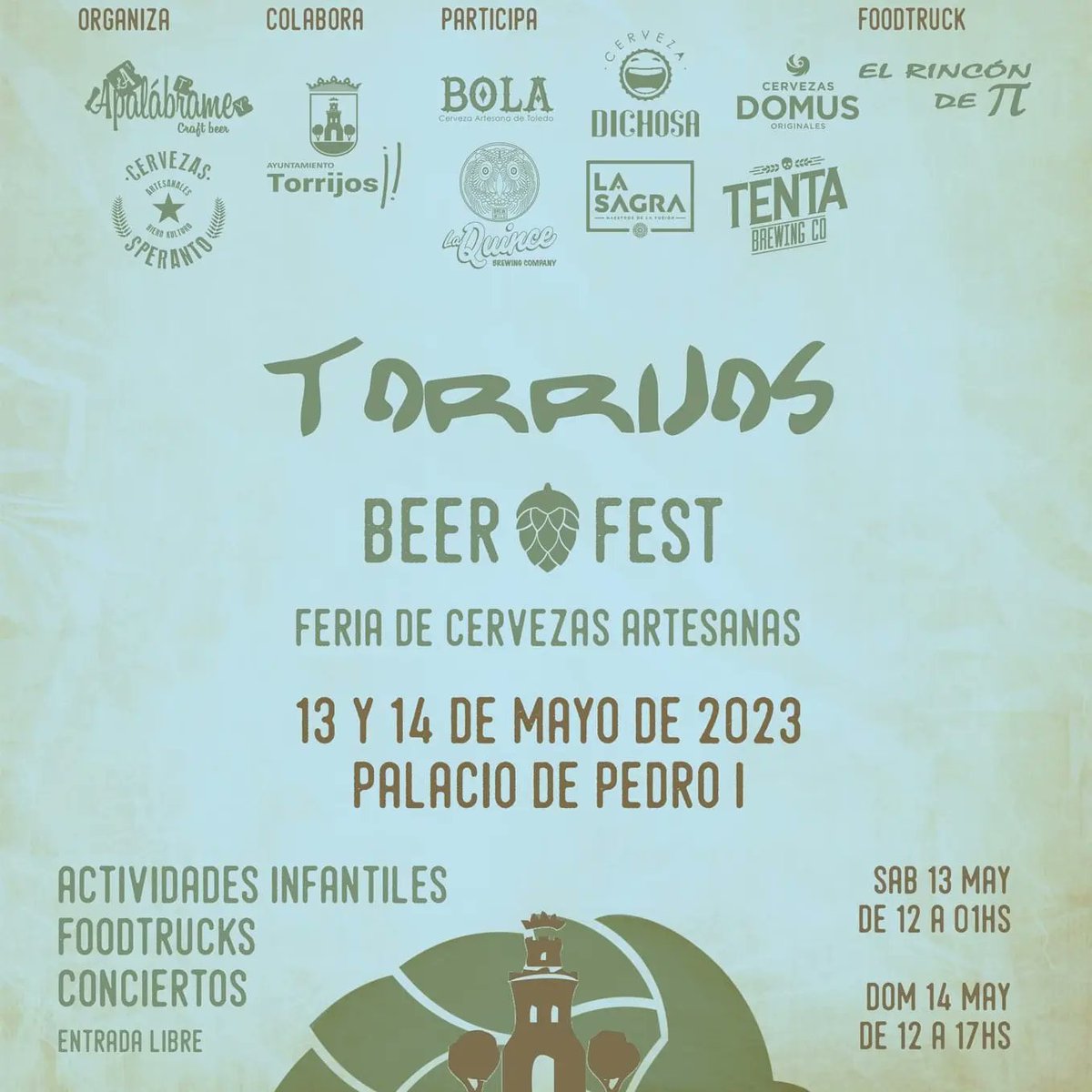 👉Este sábado 13 de mayo por la tarde estaremos cerrados. Puedes venir q cargar de 11h a 14:30h

⚡Por la tarde estaremos en #Torrijos en @torrijosbeerfest eonde os esperamos a todas y todos 

📌Volvemos a la carga con horario normal el lunes.

Monster Beer

#monsterbeertoledo
