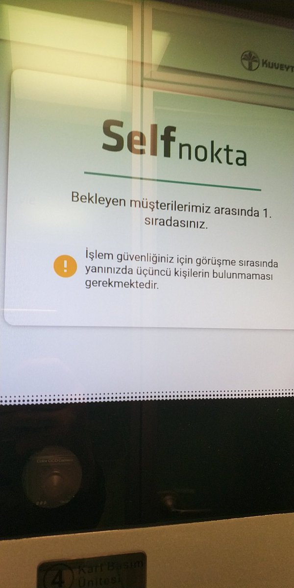 reco9779's tweet photo. @kuveytturk neden 1.sırada yarım saattir bekliyorum. Bir cevap alabilirmiyim. https://t.co/7974rHKXgl