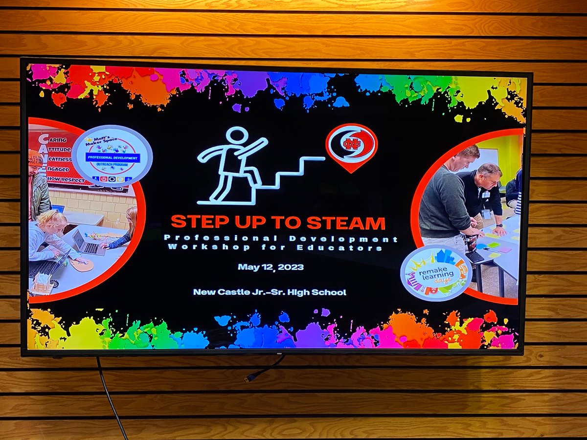 tyeropoli's tweet photo. Here we go with #RemakeDays @NewCastleAreaSD! #StepUptoSTEAM #RemakeDaysSWPA #NCsteam https://t.co/EEKHtG40Ng