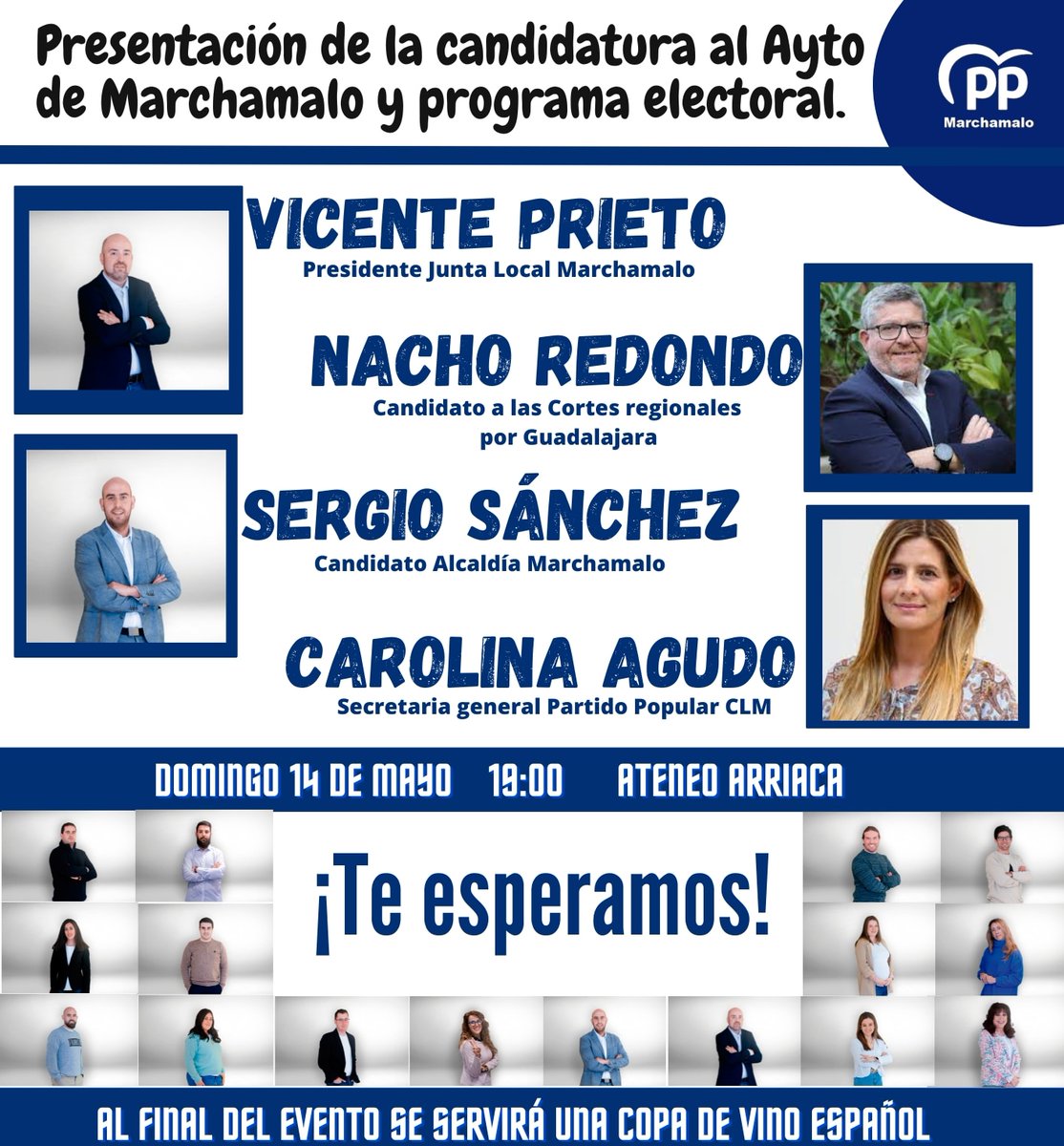 💚Nos vemos el próximo domingo 14 de mayo a las 19:00 en el Ateneo Arriaca.

🗣Tenemos mucho de que hablar.

#EsTuMomento 
#EstamosPreparados
#VotaPartidoPopular