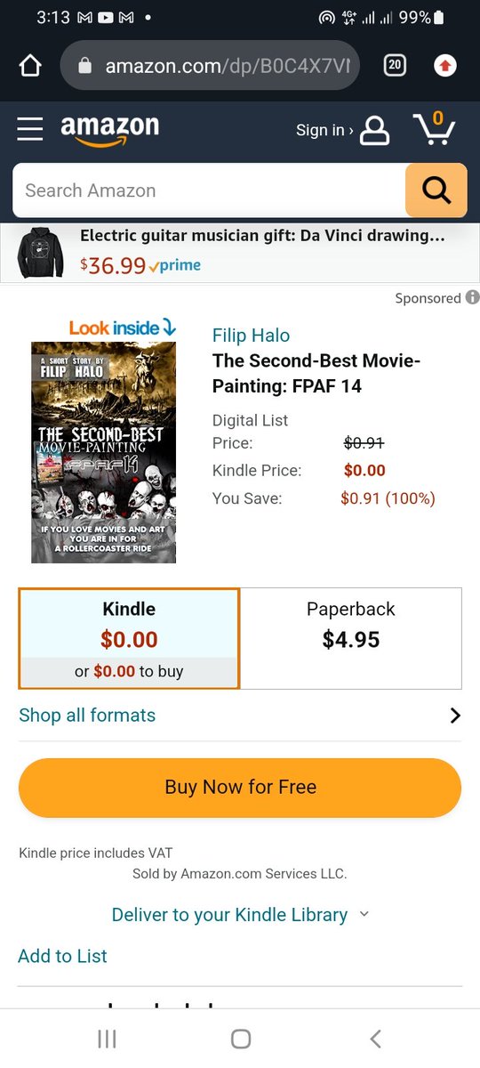 FilipHalo's tweet photo. Free Kindle my story "The Second-Best Movie-Painting" about a film &amp; art festival screening 3 provocative movies that drive the audience beyond their limits. 
https://t.co/ZLfz35C9np
#freekindle #freeebook #freebook #freebooks #filiphalo #amazonkindle #filmfestival #provocative https://t.co/1ELhf6ygh7
