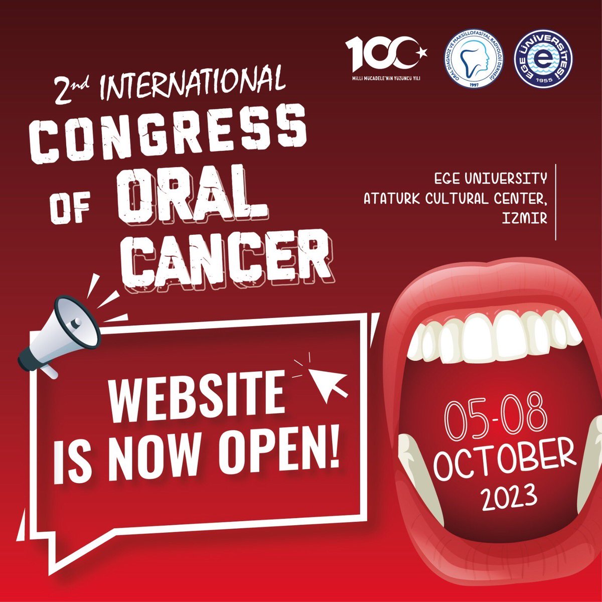 odmfr_der's tweet photo. Our website for 2nd International Congress of Oral Cancer https://t.co/6hZoiVdoxD is now live!
#odmfr #oraldiagnoz #dentistry #dişhekimi #dişsağlığı #dentalradyografik #radyografik #uakk #uluslararasıağızkanserlerikongresi #internationalcongressoforalcancer https://t.co/SL93I9URzf