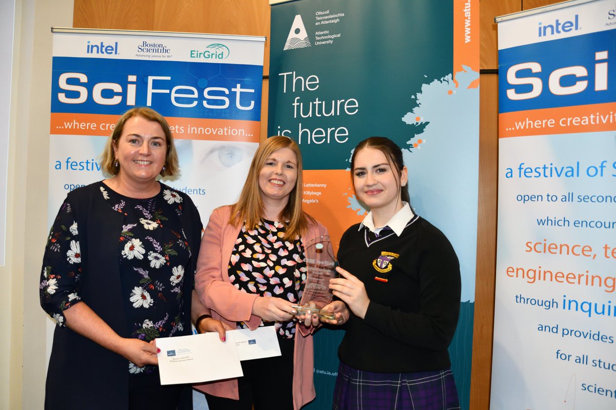 Hats off to all the prize recipients and participants who showcased exceptional scientific explorations at @Scifest4STEM @ATU_GalwayCity  yesterday! The atmosphere was electric, brimming with enthusiasm and excitement.
