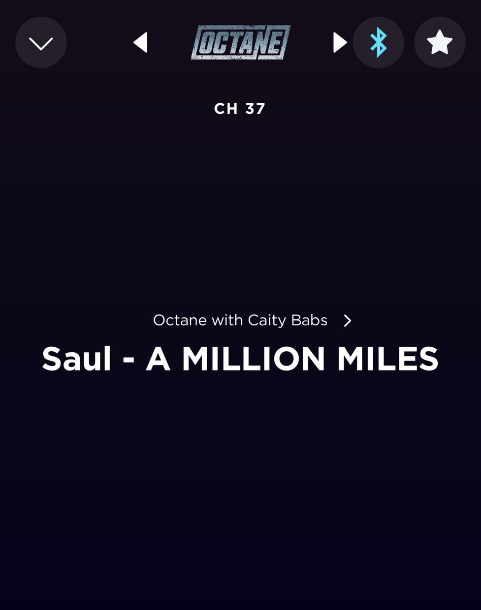 Thank you @CiBabs for playing #amillionmiles by @saulband that song hits home and is so badass 🤘🔥🤘@SXMOctane keep it coming 🖤