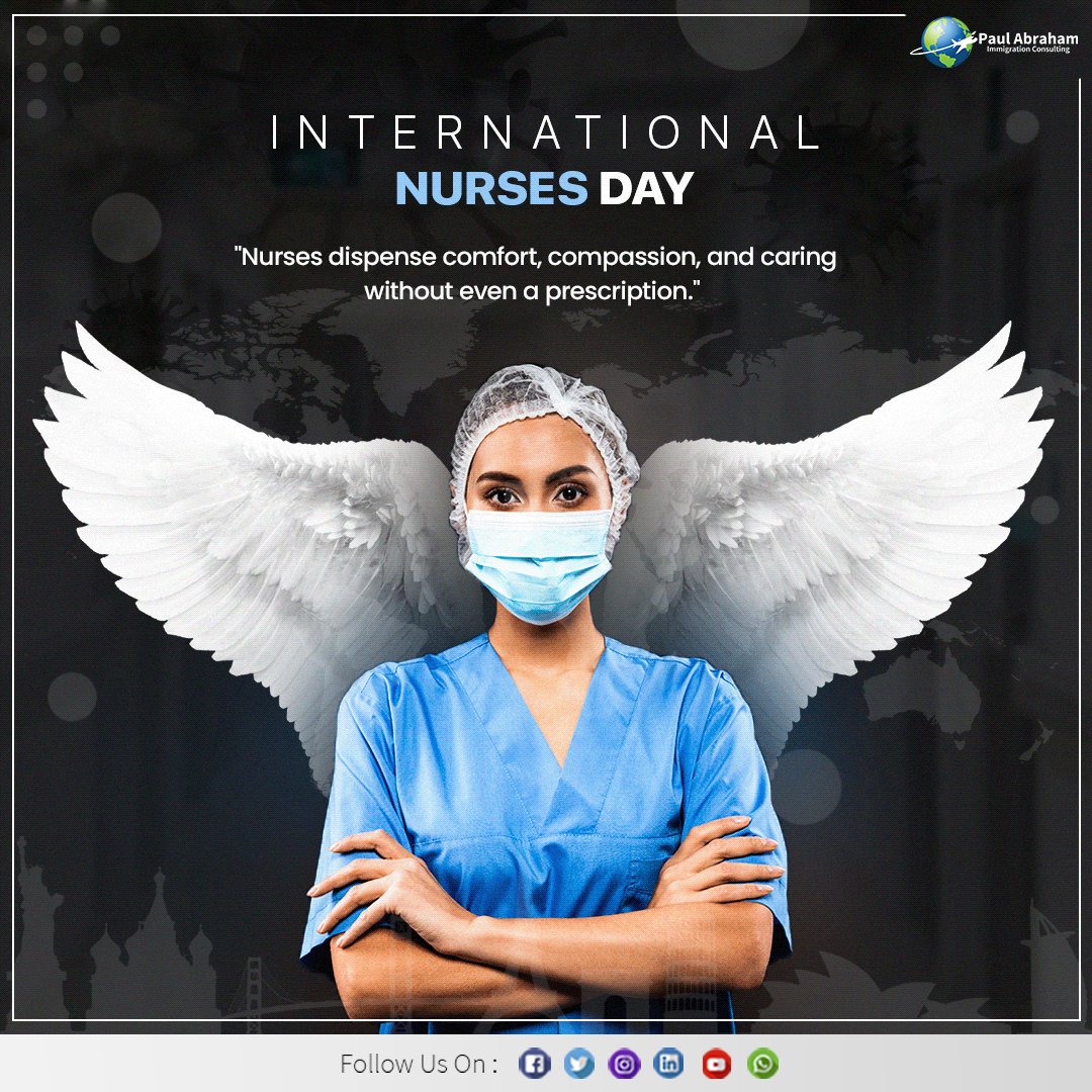 #InternationalNursesDay
Nurses dispense comfort, compassion and caring without even a prescription.

#nurseday #internationalhealthday #healthworkers #nursesweek #nurselife #nurses #nursingschool