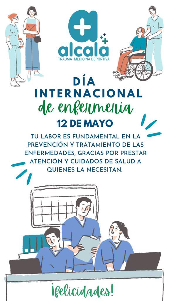 SMA_Alcala's tweet photo. ¡Feliz día a las profesionales que enorgullecen esta profesión! 🏥 💉 https://t.co/nHLrHrKx14