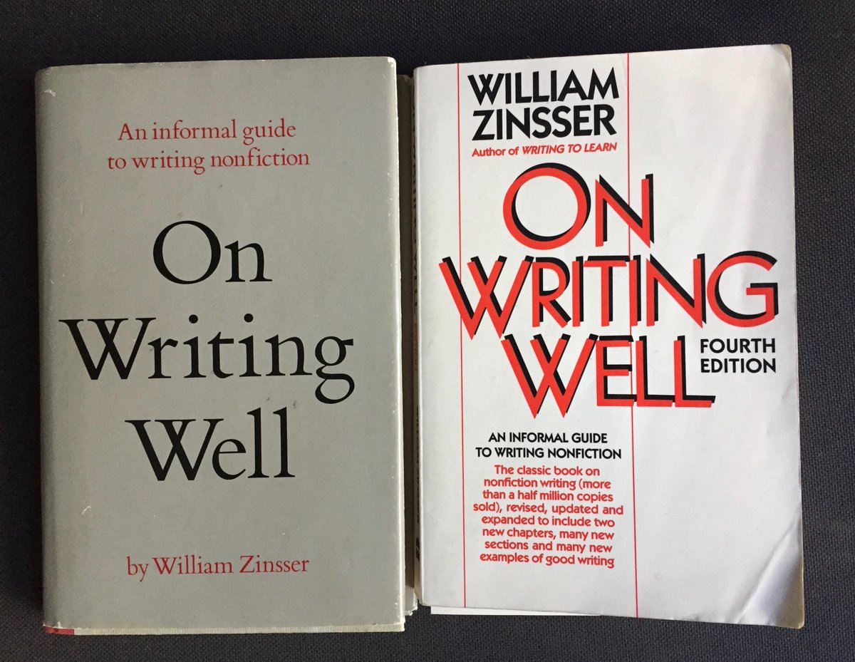 JanzaBlake's tweet photo. @RayBoomhower William Zinsser - My hero! https://t.co/z8R5NimV1v