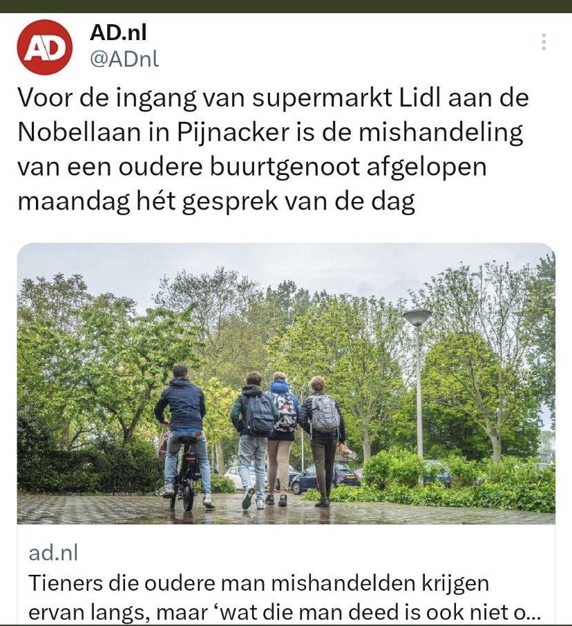wierdduk's tweet photo. Je zou je zoontje herkennen op deze suggestieve foto bij een verhaal over die mishandeling in Pijnacker waarbij de échte daders vol in beeld waren: https://t.co/KROTy15fj2