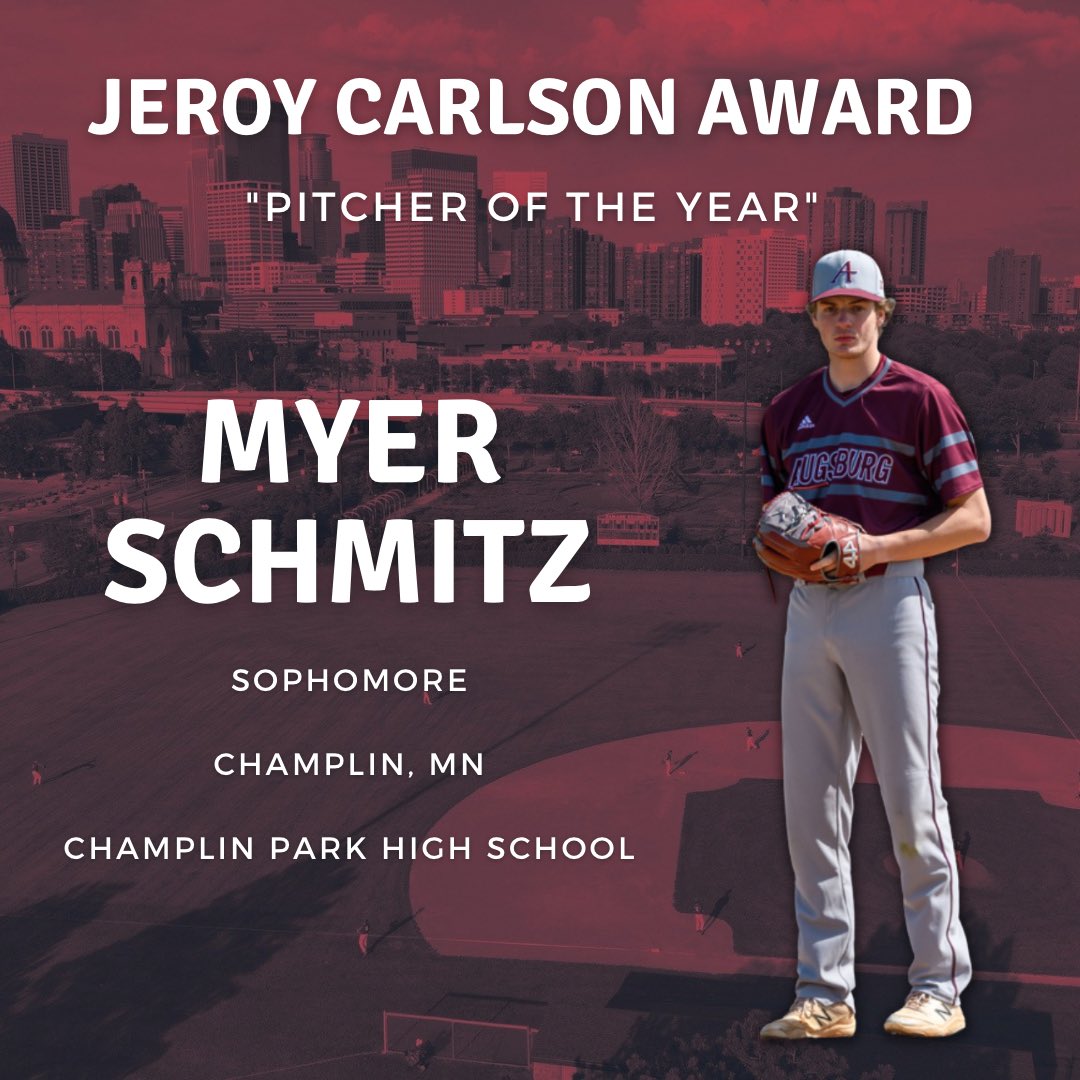 The Jeroy Carlson Award for Pitcher of the Year goes to - Myer Schmitz!

Big jumps for this guy over a course of a year. Excited to see the next 2 years brings! Congrats, Myer!

#FDSA #Convocation 🦅
