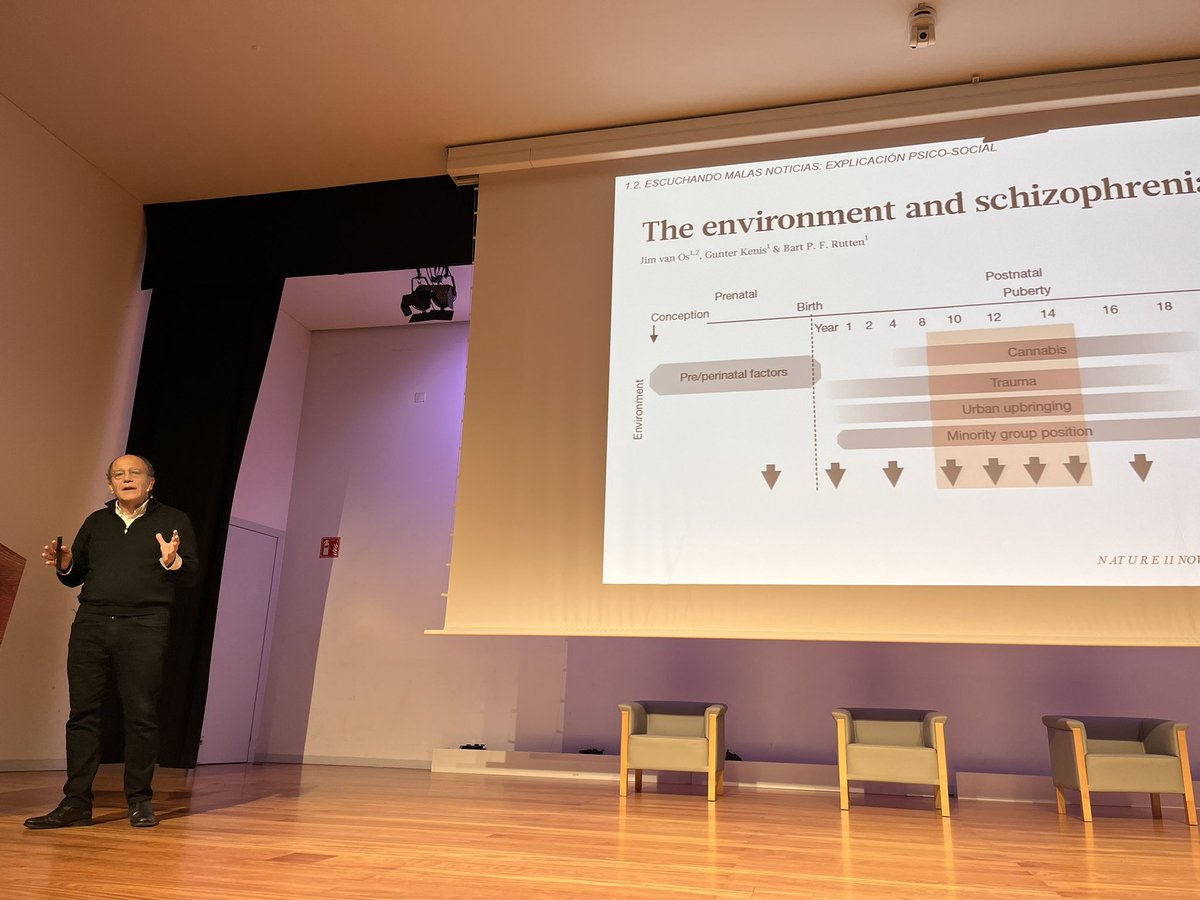 El lujo de tener la última conferencia de <a href="/JULSANJUAN/">JULIO SANJUAN</a> sobre psiquiatría evolucionista, el mejor cierre posible