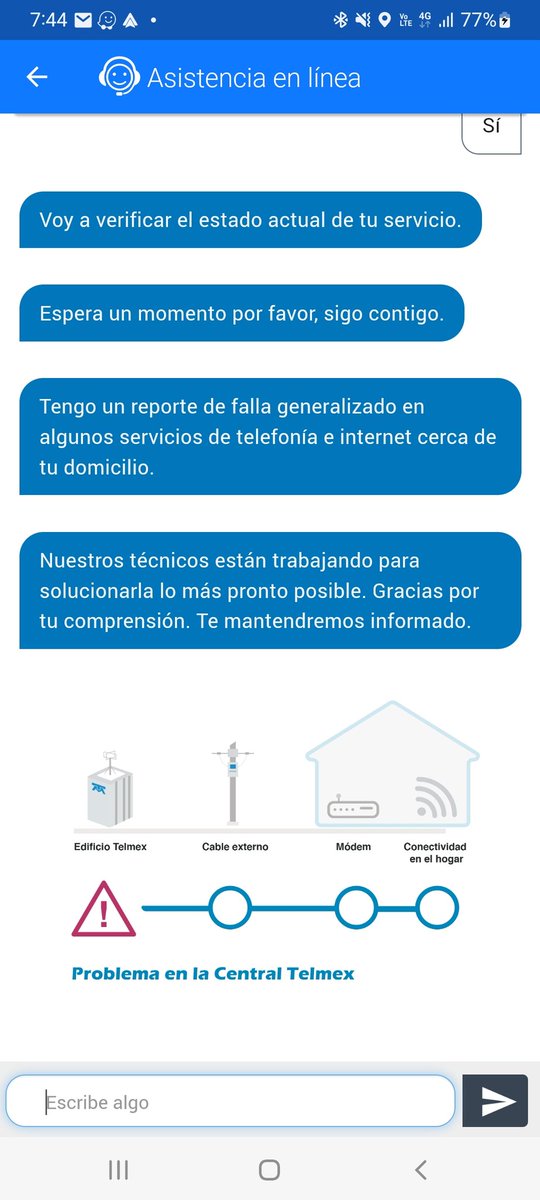 poshimm's tweet photo. @TELMEXSoluciona 12 horas me duró el servicio. @Profeco https://t.co/NfPIUZwYwo