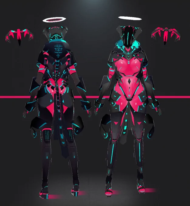 Unitypackageをすべてのモデルに追加しました。 VRChat用にお使いください。 