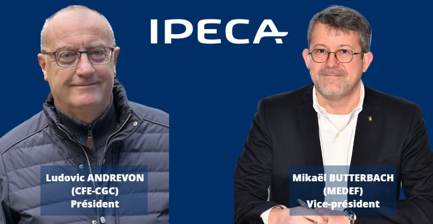 11/05/23 : nouvelle présidence pour le Conseil d'administration IPECA.<a href="/ludovicandrevon/">Ludovic Andrevon</a> (CFE-CGC) est nommé Président et MikaëlButterbach (MEDEF) Vice-président. Philippe Pezet, Marc <a href="/LegrandPersoml/">Legrand</a>, continueront en tant qu'Administrateurs IPECA. ➡️lnkd.in/ee9mRPEj