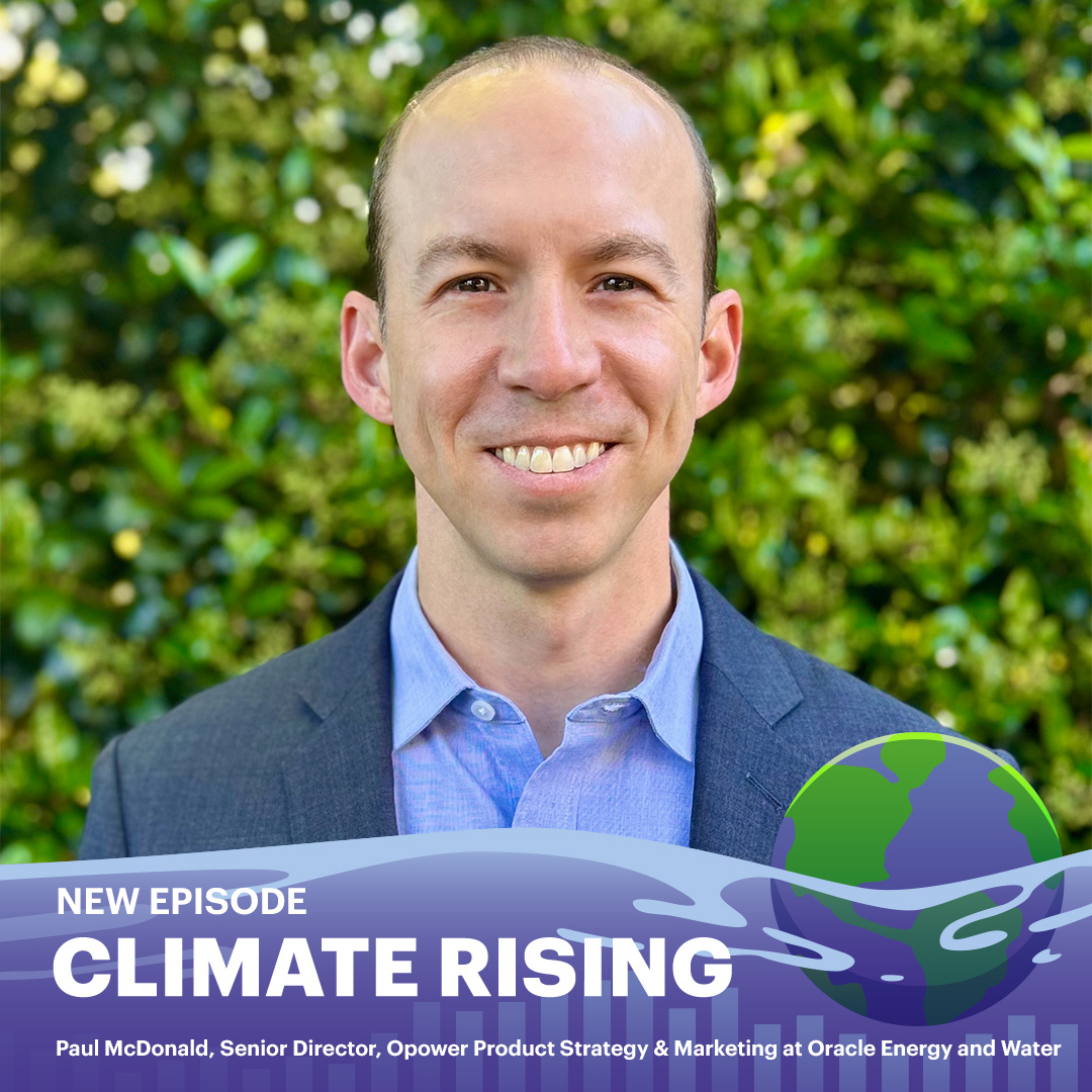 New #ClimateRising episode! Paul McDonald of #OPower @ORCLEnergyWater on how they use behavioral science and #AI to help customers understand their #energy use to lower emissions and bills #climate Listen here: link.chtbl.com/ouIL7v84