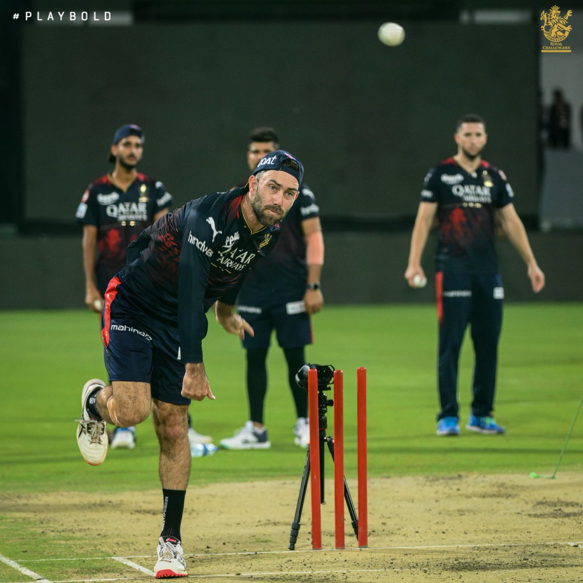 RCBTweets's tweet photo. Maxi's prepared to be effective, no matter the role! 🏐🙌

#PlayBold #ನಮ್ಮRCB #IPL2023 @Gmaxi_32 https://t.co/B8NzZFwjFQ
