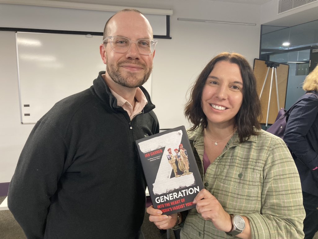 Hey <a href="/ryan_jks/">Ryan Jurkowski</a>  this is how you become the favorite Visiting Defence Fellow of our prof <a href="/irgarner/">Dr. Ian Garner</a>! I traveled all the way to King’s College in London to hear him lecture and get a copy of his book! I earned all the extra credit points!