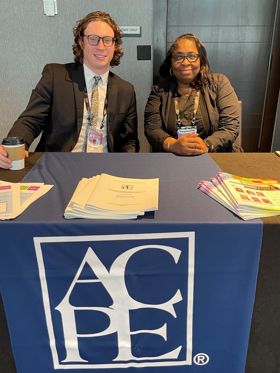ACPE staff, Dr. Logan Murry and Dr. Kimberly Catledge, represented ACPE at the NABP Annual Meeting in Nashville.