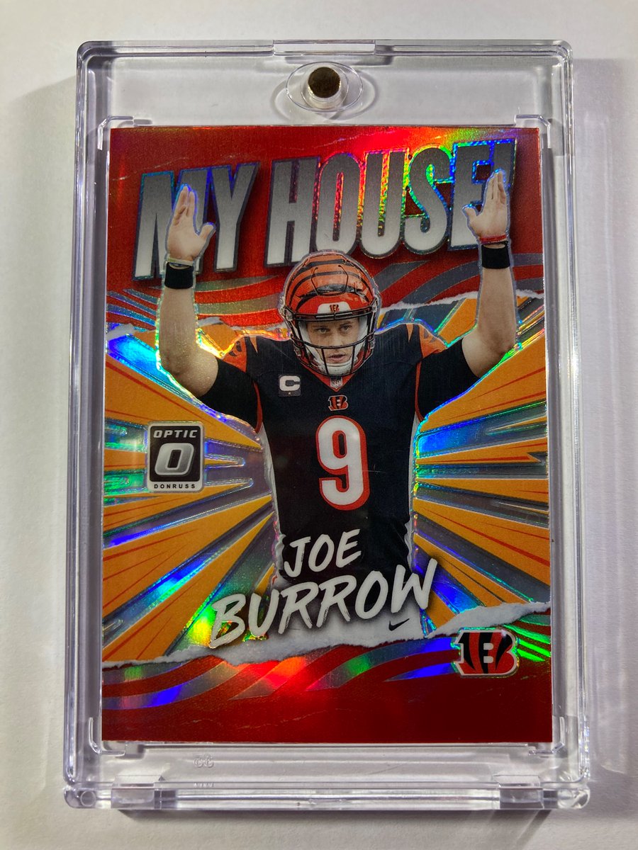 1218Sports's tweet photo. 🎁Appreciation Day Giveaway🎁

Winner Announced Tuesday

#WhoDey

🔥Joe Burrow My House Holo

To enter
1. Follow
2. Retweet
3. Like

@sports_sell #NFL #Cincinnati #Bengals #LSU #OhioState https://t.co/j3E0o2m8Fp