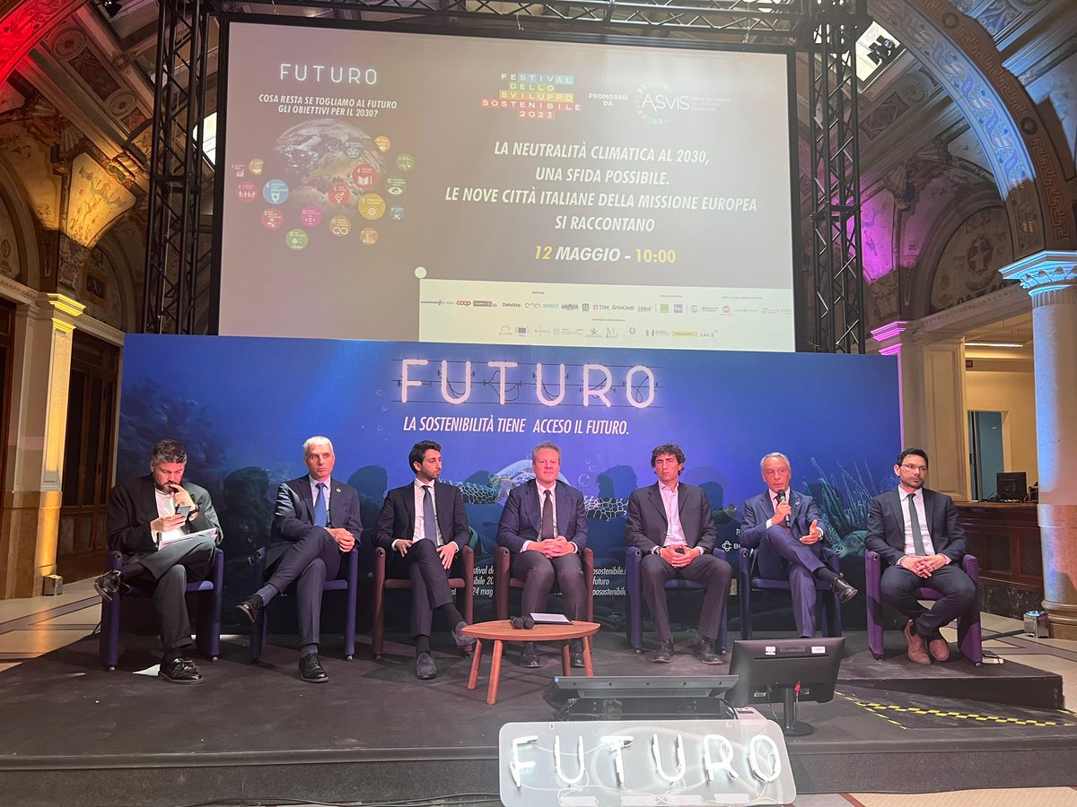 <a href="/marcomarcatili/">Marco Marcatili</a> di Nomisma ha partecipato all’incontro “La neutralità climatica al 2030, una sfida possibile. Le nove città italiane della Missione europea si raccontano” nell’ambito del Festival dello Sviluppo Sostenibile promosso da <a href="/ASviSItalia/">ASviS</a>.