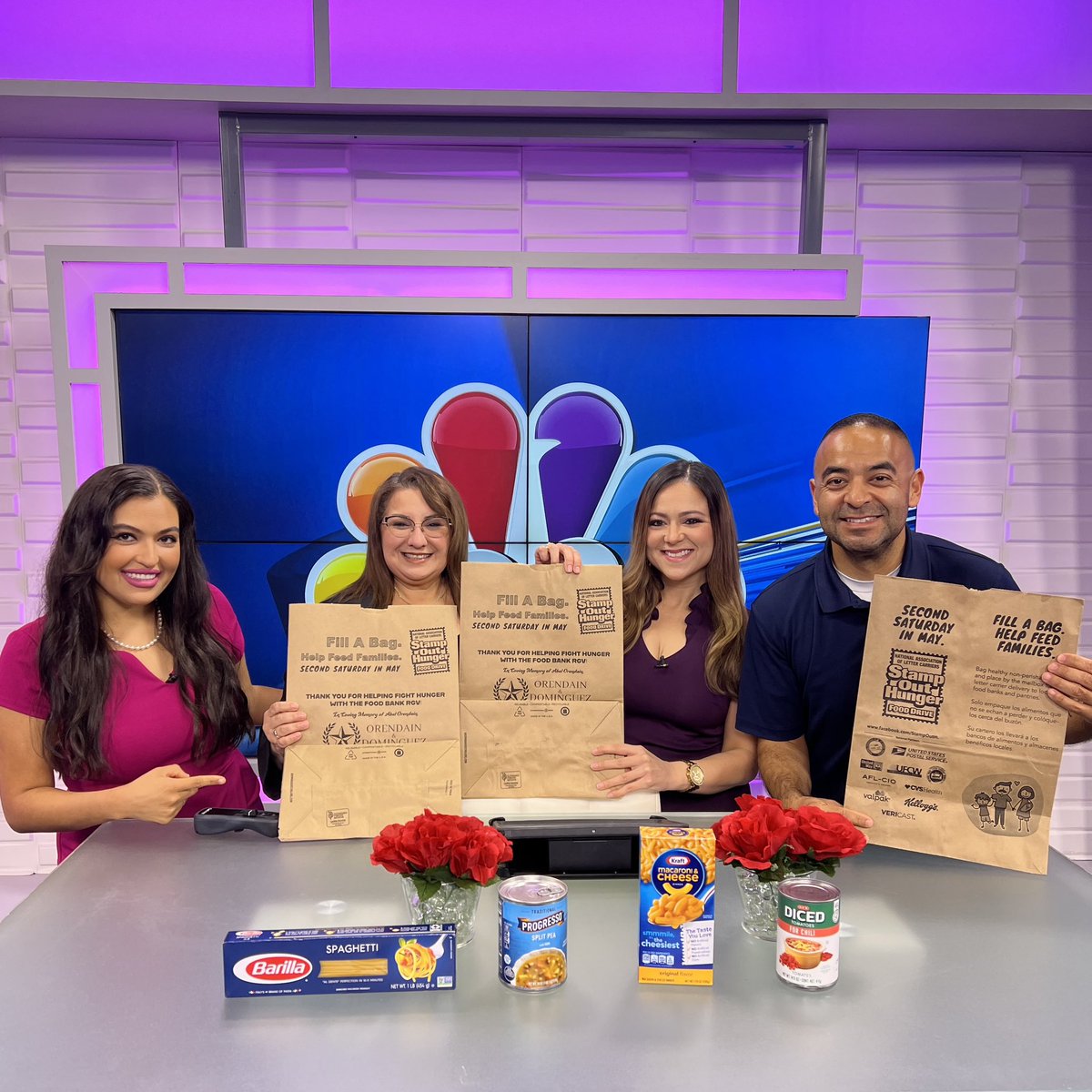 foodbankrgv's tweet photo. Thanks @kveotv23 for helping us spread the word about #StampOutHunger tomorrow (May 13)! https://t.co/1gkUHgkWI2