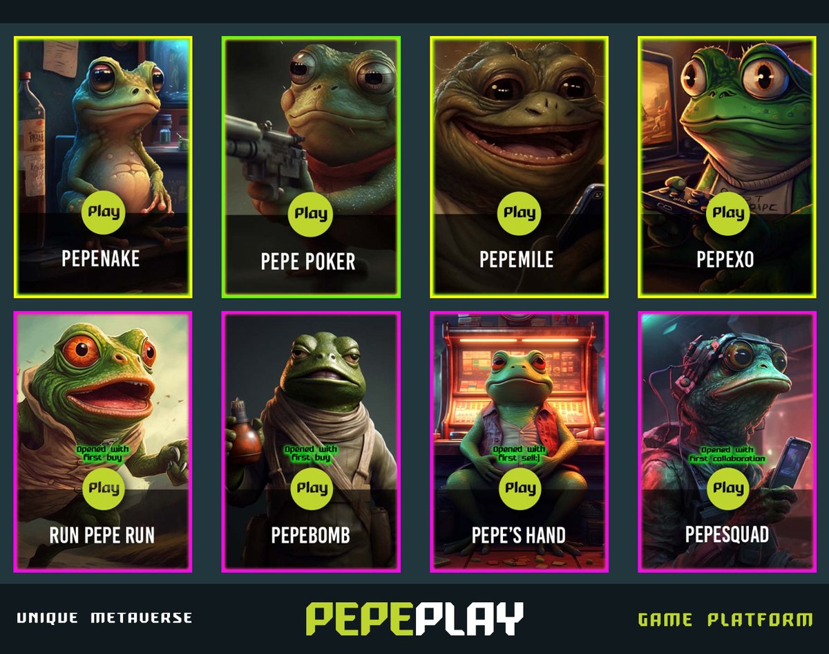 PepePlay | $PPE | P2E Universe tweet media