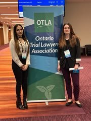 SmitiuchLaw's tweet photo. See you today at the @OntarioTLA 2023 Spring Conference. Smitiuch Injury Law is proud of Roma Ahmed, the OTLA Law Clerk Section Chair and one of our exceptional #Law Clerks. https://t.co/3PScC9crNX