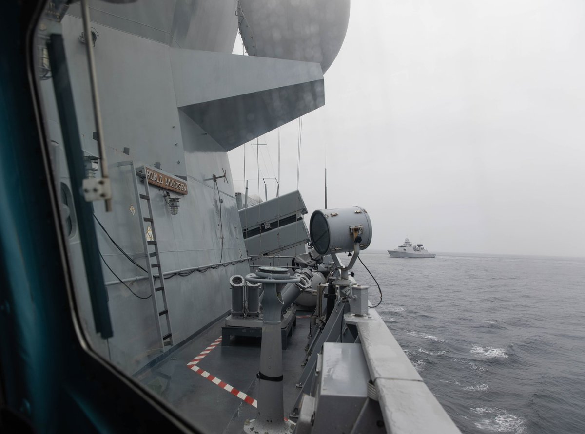 Forsvaret_no's tweet image. One last bang from Andøya!💥 RNoAF demonstrating their capability last night firing NASAMS. Today the exercise #FormidableShield23 moves to the Hebrides to continue our commitment to secure stability in Northern Europe with our allies🛡️

#FOSH23 #StrongerTogether #WeAreNATO