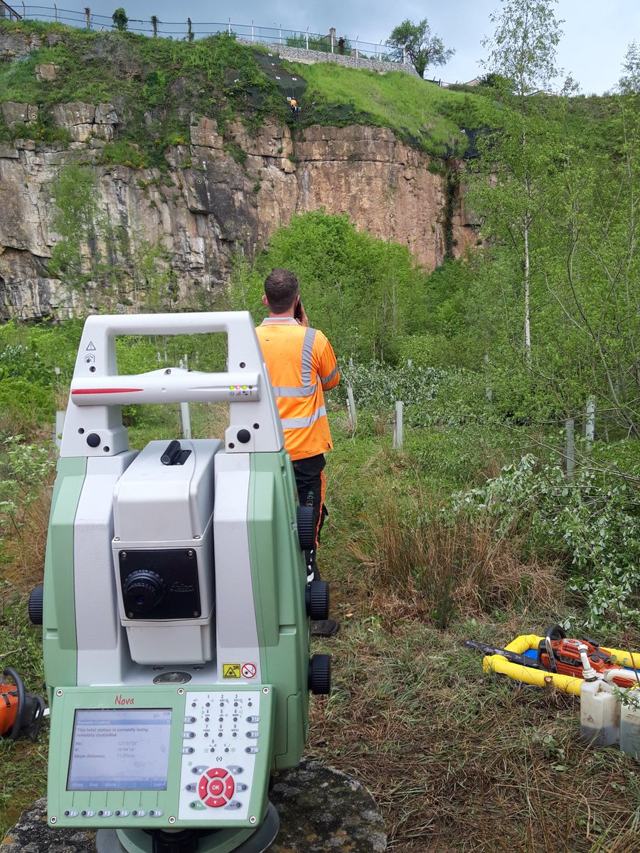 We're keeping our feet on the ground and let the rope access guys do the high level stuff