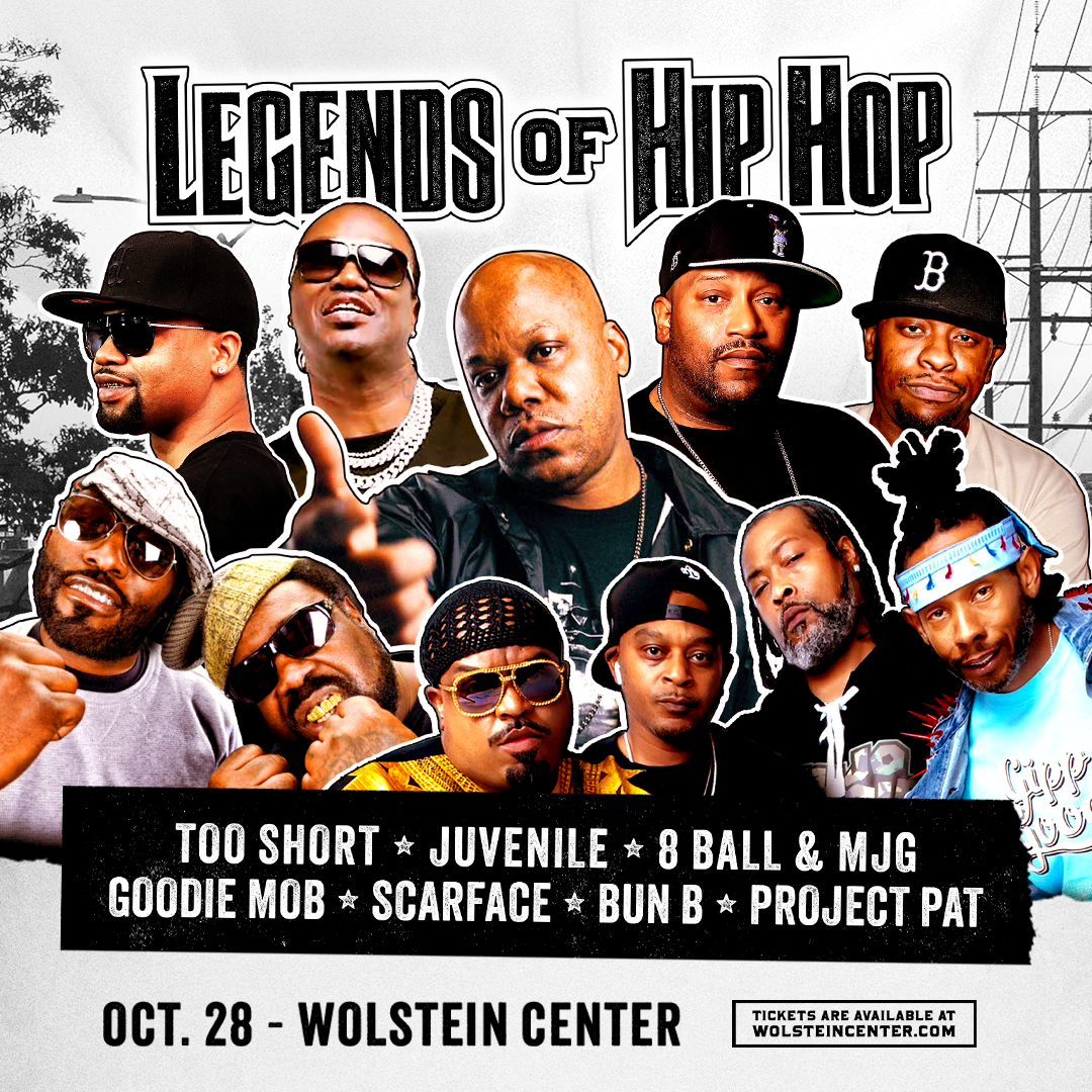wolsteincenter's tweet photo. Legends of Hip Hop tickets at the Wolstein Center on October 28 are now on sale! Grab your tickets at https://t.co/UDFi37HTuN 🎟️
#CLEState #WolsteinCenter #CLE #Cleveland #LegendsofHipHop https://t.co/vzUwzxPxXi